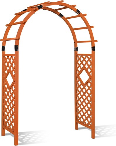 Wood arbor garden - arbor, trellis