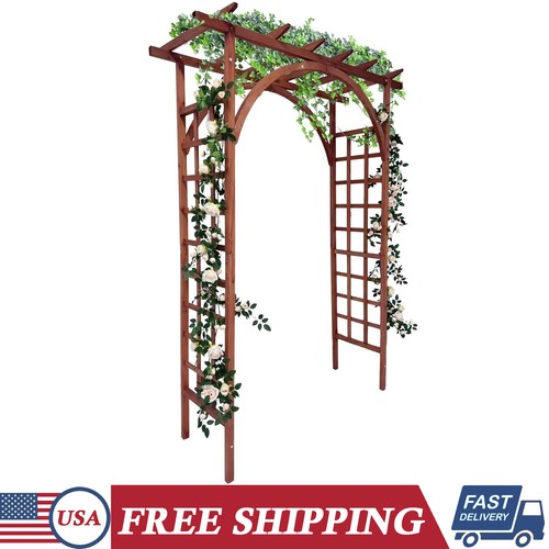 Wooden garden arbor - ft,