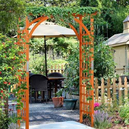 7ft wood garden - 7ft, arch