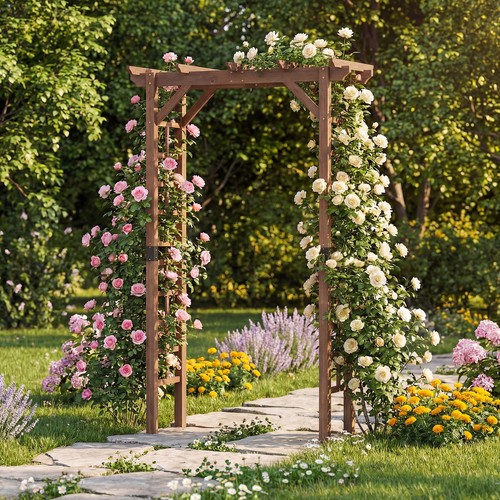 Garden arch wooden - ft,