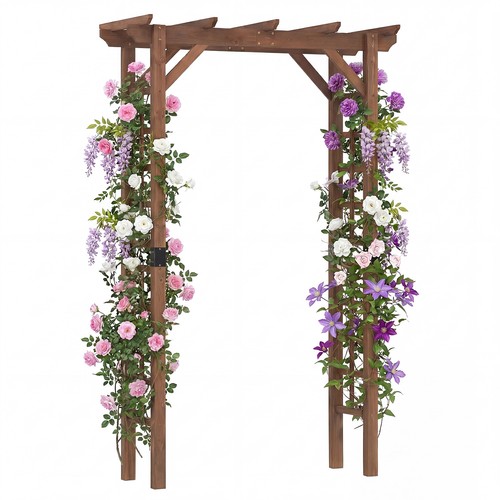 Garden arch wooden - 7,