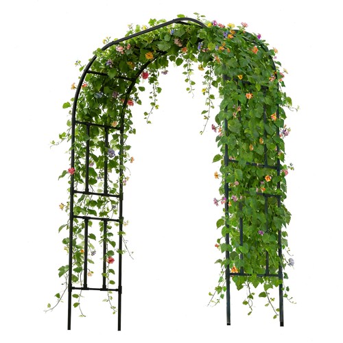 Square tube garden arch - garden,