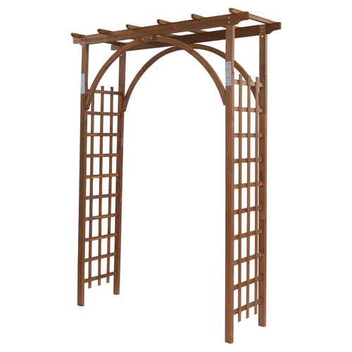 8ft wooden garden - arbor, arches
