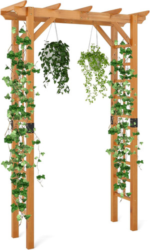 Giantex 7ft wooden - giantex, garden